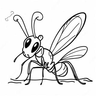 Ant Farvelægningsside | Myre malebog
