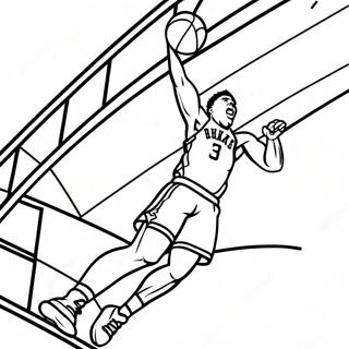 Giannis Dunker Basketball Farvelægningsside | Giannis malebog
