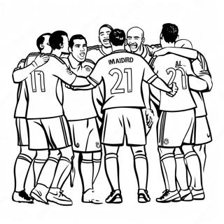Real Madrid Spillere Fejrer Malebog | Real Madrid malebog