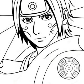 Itachi med Sharingan Malebog | Itachi malebog