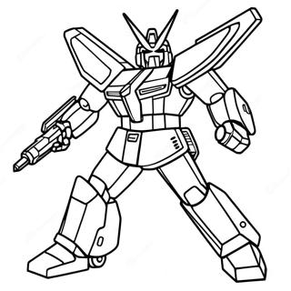 Gundam Robot i Kamp Malebog | Gundam malebog