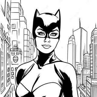 Catwoman i Gotham City Malebog | Kattekvinde malebog