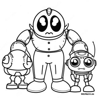 Ond Dr. Eggman med Robotter Malebog | Dr Eggman malebog