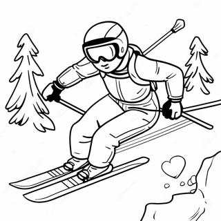 Ski Farvelægningsside | Ski malebog