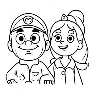 Arnold og Helga Eventyr Malebog | Hej Arnold malebog