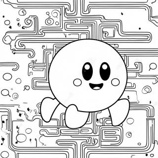 Pacman Klassisk Farvelægningsside | Pacman malebog