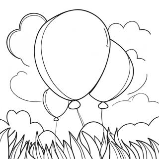 Farverige Balloner Malebog | Bold malebog