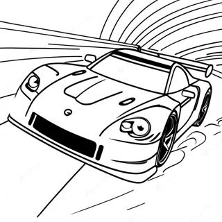 GTR Racing på en Bane Malebog | GTR malebog