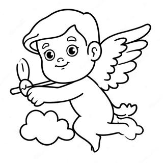 Cupid Farvelægningsside | Cupid malebog