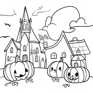 Halloweentown Farvelægningsside | Halloweentown malebog