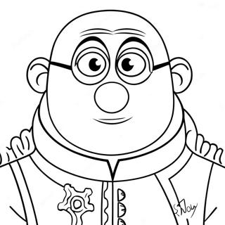 Gru Farvelægningsside | Gru malebog