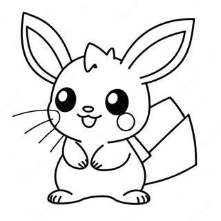 Pichu Farvelægningsside | Pichu malebog