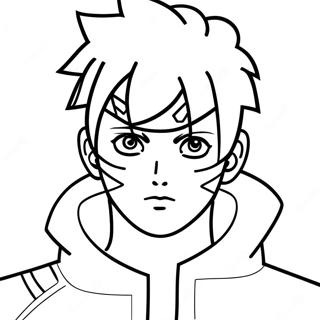 Boruto Farvelægningsside | Boruto malebog