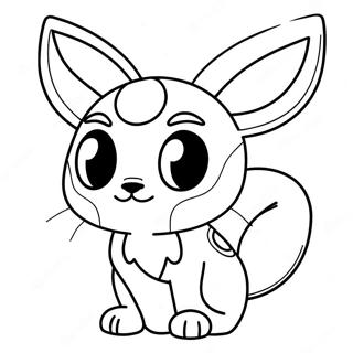 Umbreon farvelægningsside | Umbreon malebog