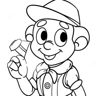 Pinocchio Farvelægningsside | Pinocchio malebog