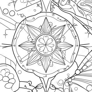 Glitrende Stjerne Konstellation Malebog | Konstellation malebog