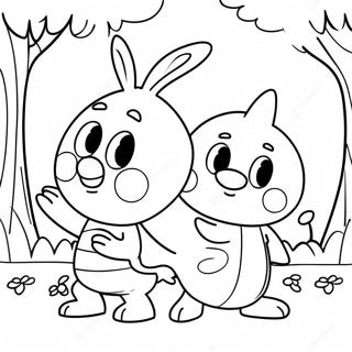 Backyardigans Farvelægningsside | Baghavevenner malebog