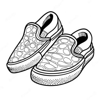 Vans Klassisk Slip-On Sko Farvelægningsside | Vans Sko malebog