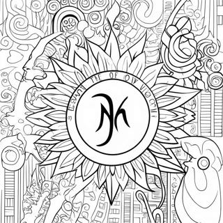 Death Note Logo Malebog | Dødsbog malebog