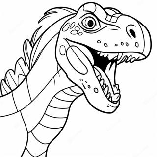 Fierce Indoraptor Brølende Malebog | Indoraptor malebog