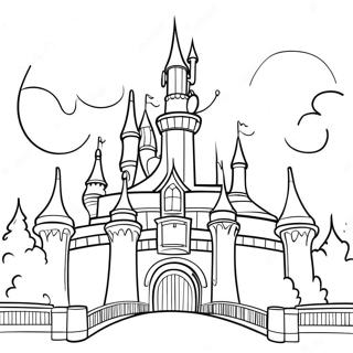 Disneyland Farvelægningsside | Disneyland malebog