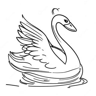 Svanefarvelægningsside | Svan malebog