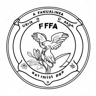 FFA Logo Farvelægningsside | FFA malebog