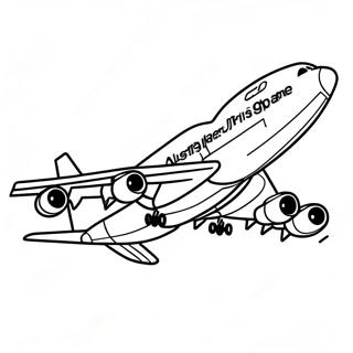 A380 Fly i Flugten Malebog | A380 Fly malebog