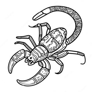 Realistisk Skorpion Malebog | Skorpion malebog