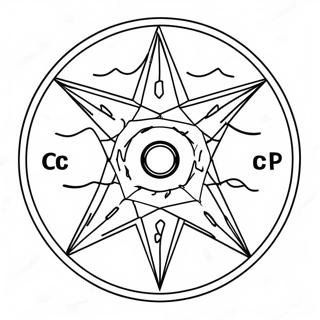 SCP Foundation Logo Farvelægningsside | SCP malebog