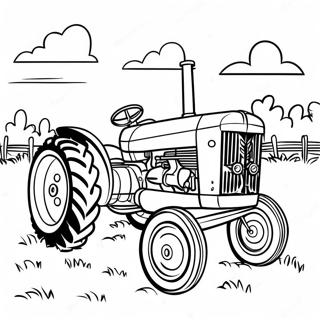 Vintage Case Traktor på Gården Malebog | Case Traktor malebog