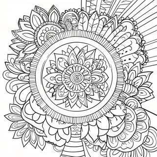 God Energi Fredfyld Mandala Malebog | Gode Vibes malebog