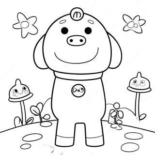 Hey Duggee farvelægningsside | Hey Duggee malebog