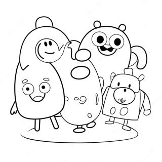Hey Duggee og venner farvelægningsside | Hey Duggee malebog