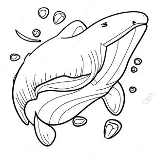Fierce Megalodon Svømmende Malebog | Megalodon malebog
