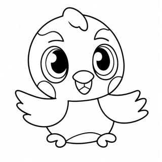 Piplup farvelægningsside | Piplup malebog