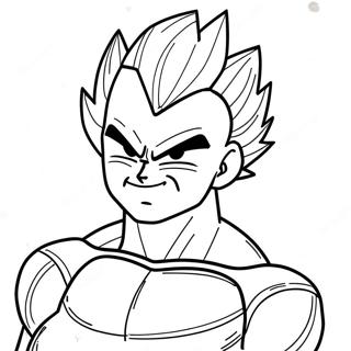 Vegeta farvelægningsside | Vegeta malebog