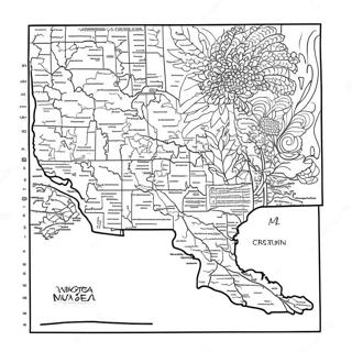 Minnesota Stat Outline Farvelægningsside | Minnesota malebog