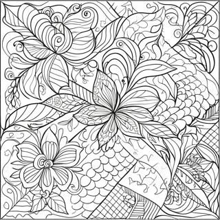 Quilt Farvelægningsside | Lap malebog
