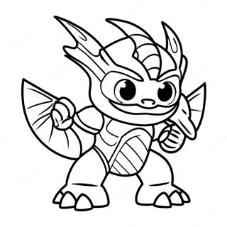 Skylanders Farvelægningsside | Skylanders malebog