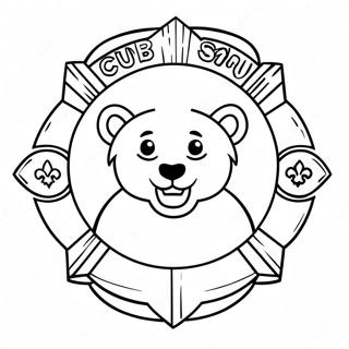 Cub Scout Logo Malebog | Ulveunge malebog