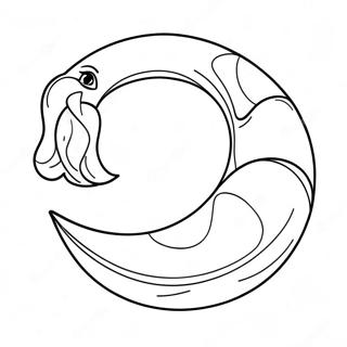 Crescent Moon Farvelægningsside | Månefaser malebog