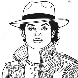 Michael Jackson farvelægningsside | Michael Jackson malebog