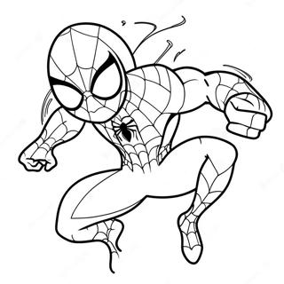 Spiderman Sonic farvelægningsside | Spiderman Sonic malebog
