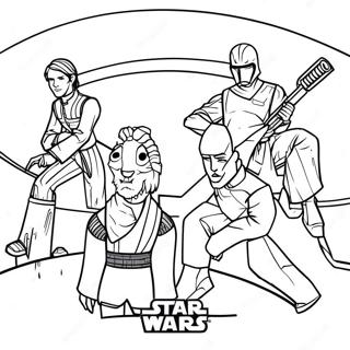 Star Wars Rebels Farvelægningsside | Star Wars Rebels malebog