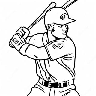 Bryce Harper Svingende Bat Malebog | Bryce Harper malebog