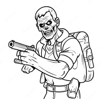 Zombie Jæger Malebog | Resident Evil malebog