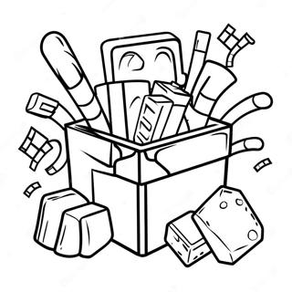 Minecraft Værktøjer Malebog | Minecraft Værktøjer malebog