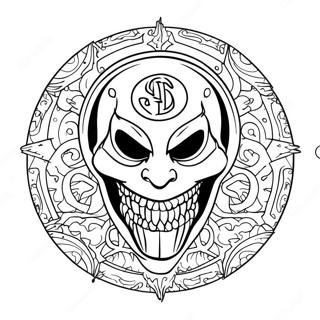 Slipknot Logo Malebog | Slipknot malebog