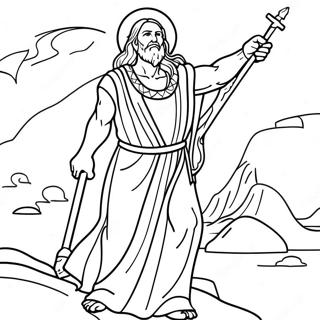Outlines Malebog til Børn | Exodus malebog